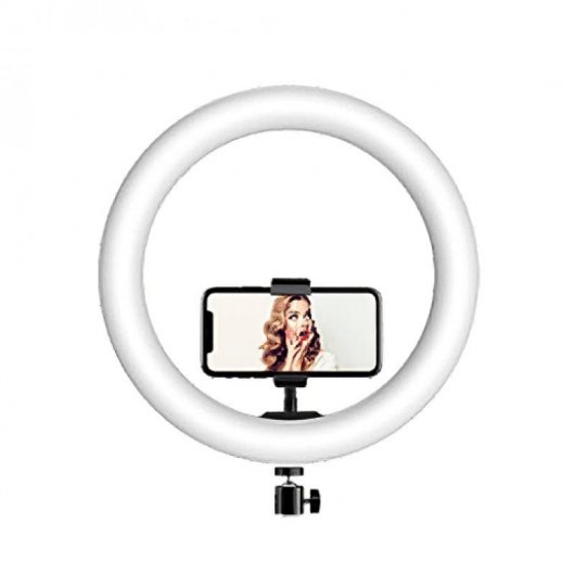 Fluxs Saturno Pack Anillo LED de 12" Regulable + Trípode de Altura Regulable