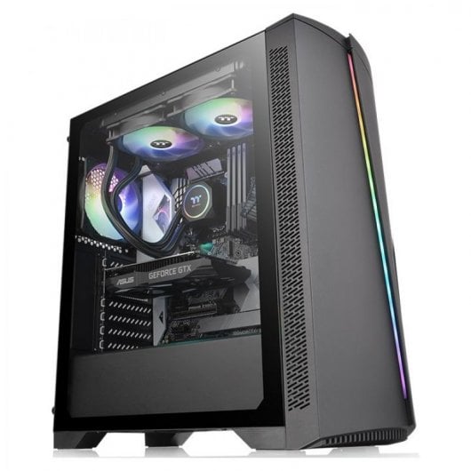 Thermaltake H350 TG RGB gehärtetes Glas USB 3.1 Schwarz