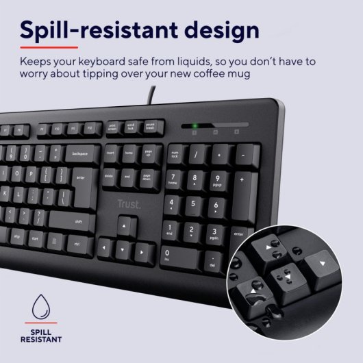 Trust Taro Teclado Preto