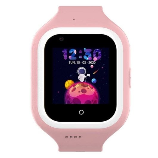 SaveFamily Iconic Plus 4G GPS WiFi Bluetooth 1,4" TFT Rose Taille Unique IP67 SOS