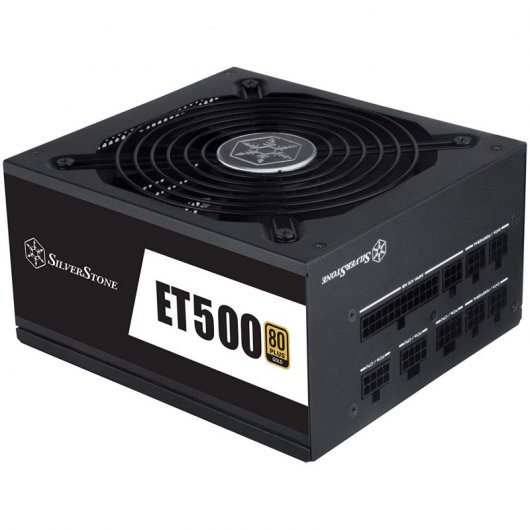 Silverstone ET500-MG 500W Fonte de Alimentação com Interrupção 80 Plus Gold Modular