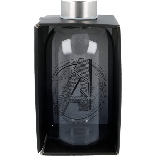 Stor Avengers Glasflasche 620ml