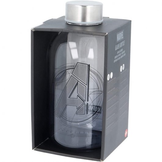 Stor Avengers Glasflasche 620ml