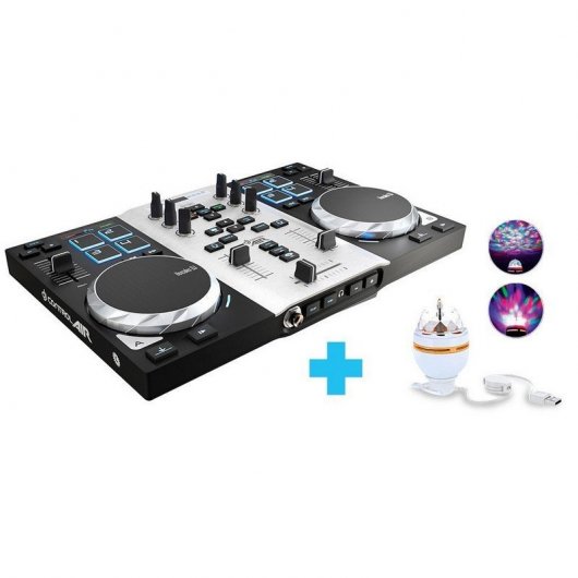 Hercules DJ Control AIR S Series Party Pack + Wae Outdoor 04 Plus Azul