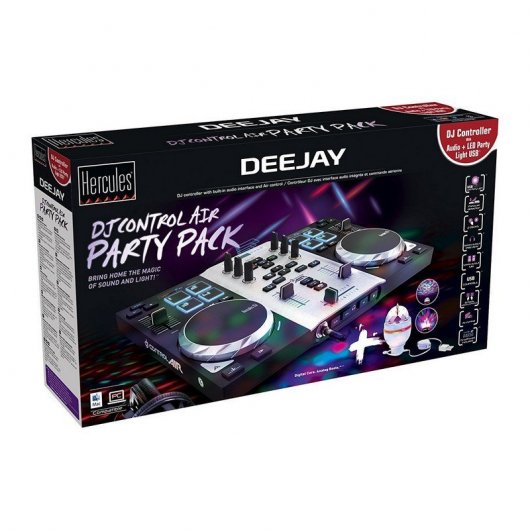 Hercules DJ Control AIR S Series Party Pack + Wae Outdoor 04 Plus Azul