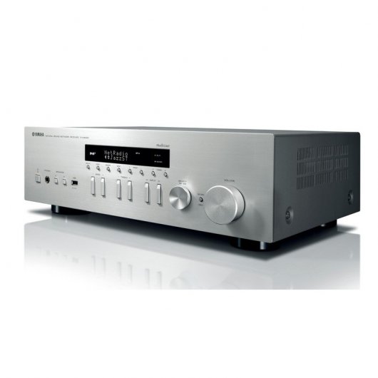 Yamaha MusicCast R-N402D Receptor HiFi Stereo en Red Plata