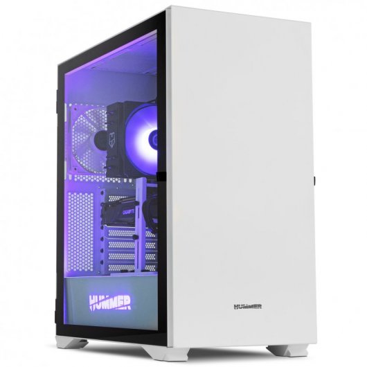 NOX Hummer Nexus Cristal Templado USB 3.0 Blanca