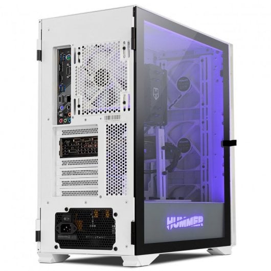 NOX Hummer Nexus Cristal Templado USB 3.0 Blanca