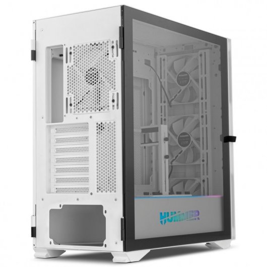 NOX Hummer Nexus Cristal Templado USB 3.0 Blanca