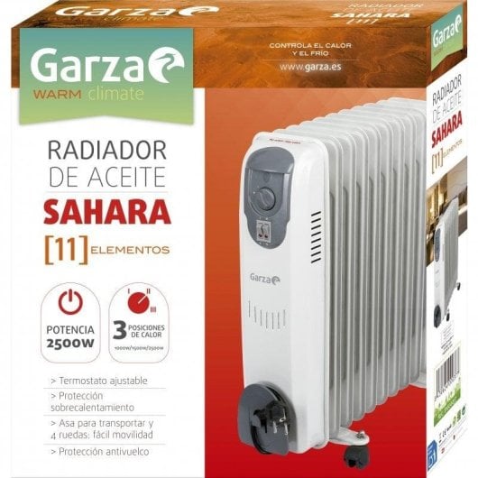Garza Sahara Radiador de Aceite 11 Elementos 2500W