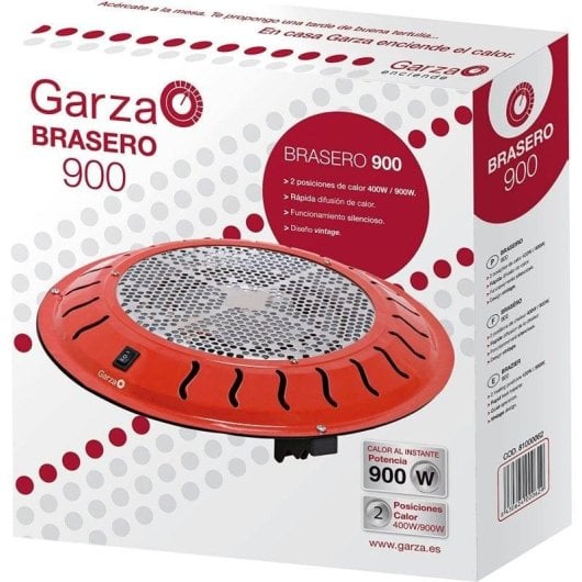 Garza Brasero Eléctrico 900W