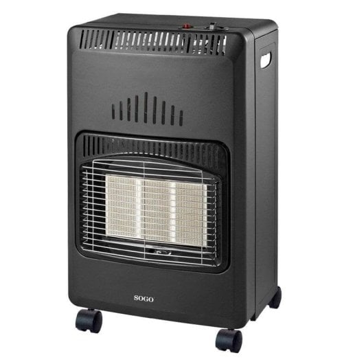 Estufa a Gás Cerâmica Sogo SS-18290 4.200W Plegável com Segurança Antitombo