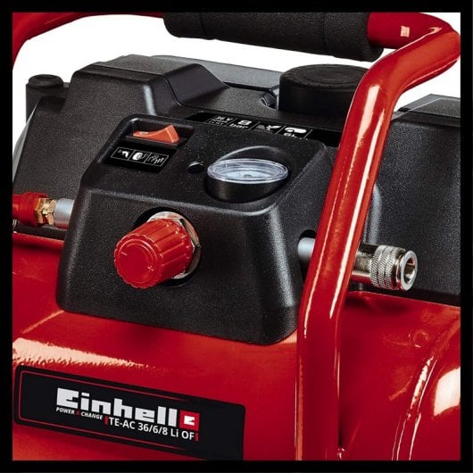 Einhell TE-AC 36/6/8 Li OF Set Compresor Inalámbrico 36V 8Bar 6L