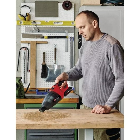 Aspirador de Mão sem Fio Einhell TE-VC 18 Li-Solo 18V 0.54L Ultraligeiro Acessórios