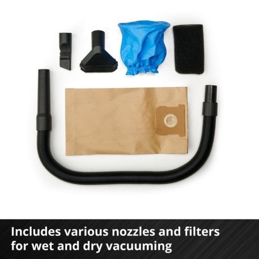 Aspirador de Cinzas sem Fio Einhell TE-VC 18/10 LI-Solo 90W 10L