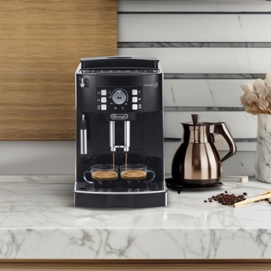 DeLonghi Magnifica S ECAM 21.117.B Cafetera Superautomática Negra