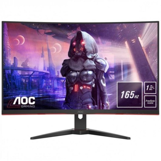 Monitor AOC C32G2AE/BK 31.5" VA Curvo 165 Hz 1 ms Full HD FreeSync Premium Altavoces