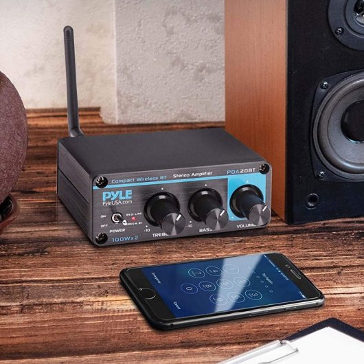 Pyle PDA20BT Mini Amplificador Digital 200W