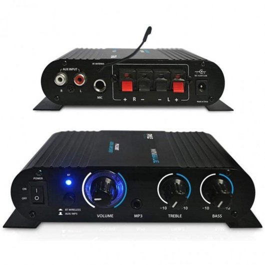 Pyle PFA330BT Mini Amplificador Bluetooth 90W
