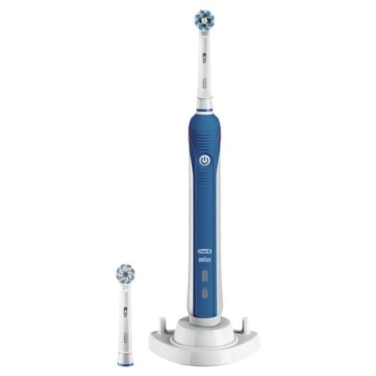Brosse a Dent Oscillo Rotative Oral-B PRO 2 2700 2 Modes 2 Embrayages Minuteur Capteur de Pression