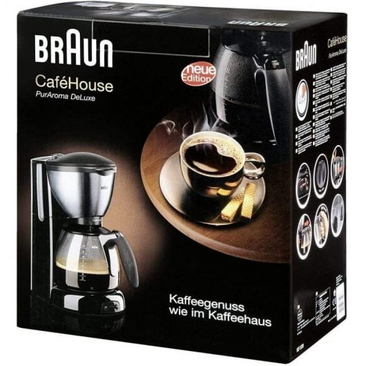 Braun CaféHouse PurAroma DeLuxe Cafetera de Goteo 10 Tazas 1100W