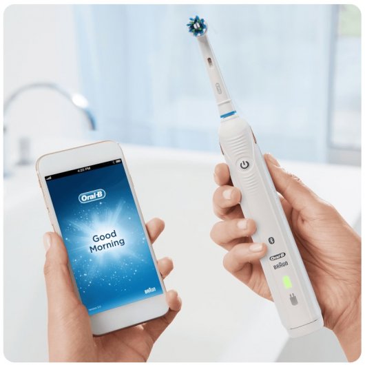 Oral-B Smart 4 4900 Pack 2 Cepillos Eléctricos Rosa/Negro