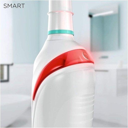 Escova de Dentes Oscilante Rotativo Oral-B Smart 4 4000N 3 Modos 2 Cabeças Temporizador Sensor de Pressão