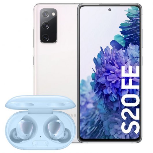 Samsung Pack Galaxy S20 FE 6GB/128GB 6.5'' Branco + Galaxy Buds+ Azuis