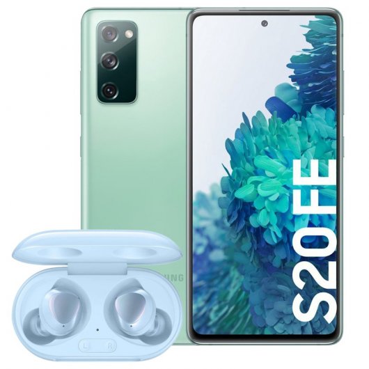 Samsung Pack Galaxy S20 FE 6GB/128GB 6.5'' Verde + Galaxy Buds+ Azuis