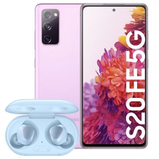 Samsung Pack Galaxy S20 FE 5G 8/256GB Lavanda Libre + Galaxy Buds+ Azules