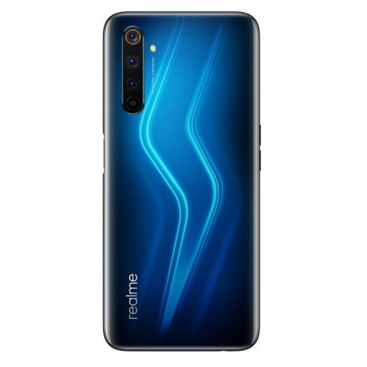 Pack Realme 6 Pro 6GB/128GB 6,6'' Lightning Blue + Wraps Talk Denim Auriculares de Tecido Trançado Azul
