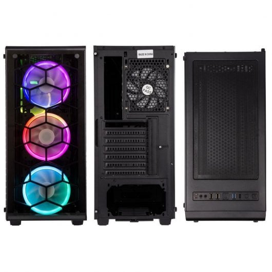 Kolink Observatory RGB gehärtetes Glas USB 3.0 Schwarz