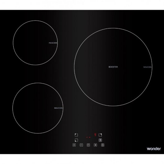 Wonder WDI023 Placa de Inducción 3 Zonas 60cm Negro
