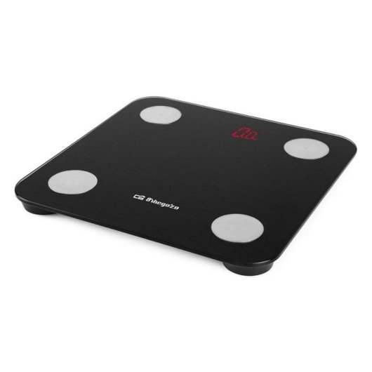 Körperanalysewaage Orbegozo PB 3000 bis 180kg 13 Parameter Bluetooth LED-Display