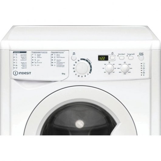Indesit EWD 61051 W SPT N Lavadora de Carga Frontal 6Kg F Blanco