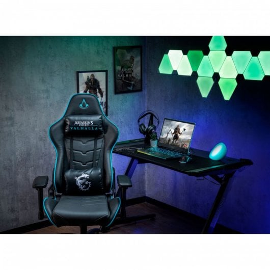 MSI MAG CH120-VALHALLA Silla Gaming Negro/Verde