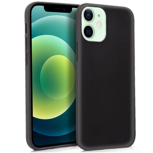 Fantastica custodia in silicone nero per iPhone 12/12 Pro