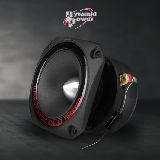 Pyramid TW44 Altavoz para Coche con Membrana de Titanio 300W Alto SPL