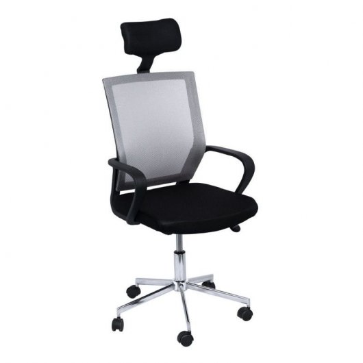 Solium Silla de Oficina Negra/Gris