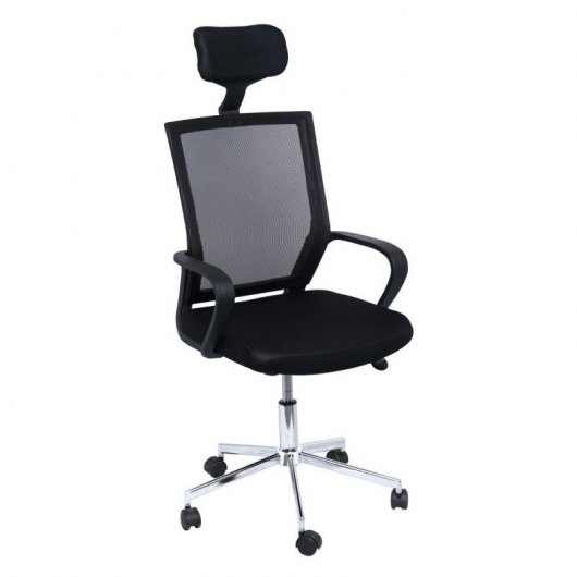 Solium Silla de Oficina Negra