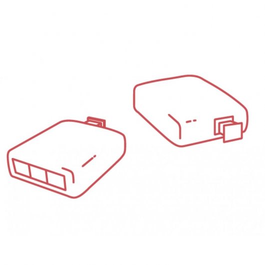 Actelser Kit Básico de Fibra Óptica Plástica Snap Data 50m