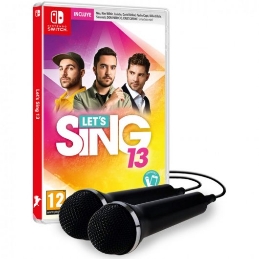 Lets Sing 13 + 2 Micrófonos Nintendo Switch