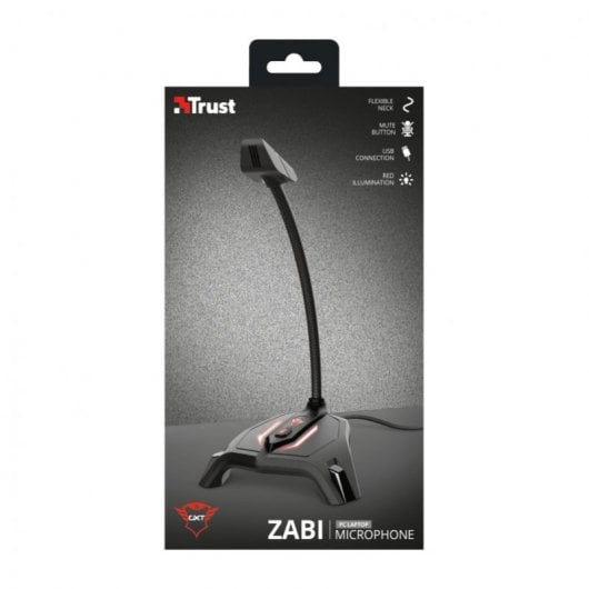 Trust GXT 215 Zabi Schwarz PC-Mikrofon