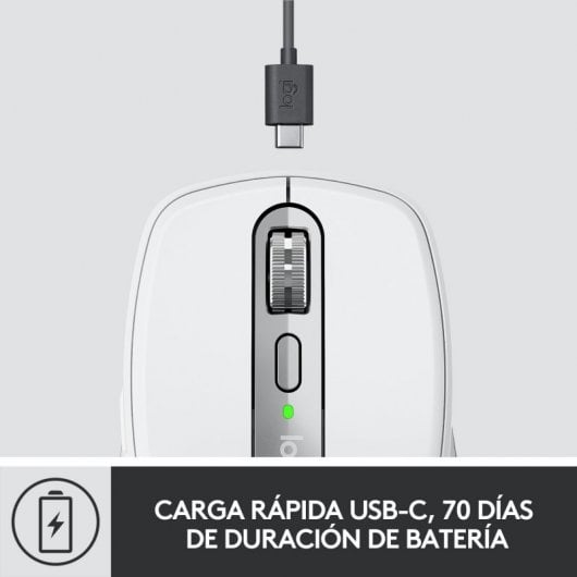 Logitech MX Anywhere 3 Ratón Compacto Inalámbrico 4000DPI Gris