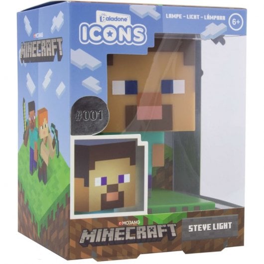 Paladone Icon Lámpara Steve Minecraft