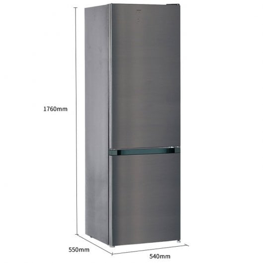 CHiQ FBM260L Frigorífico Combi E Acero Inoxidable Oscuro