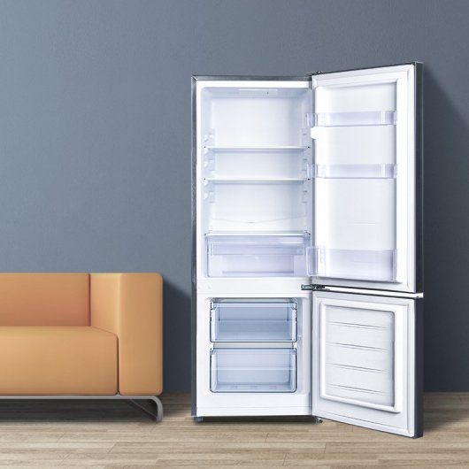 CHiQ FBM205L4 Frigorífico Combi F Acero Inoxidable Oscuro