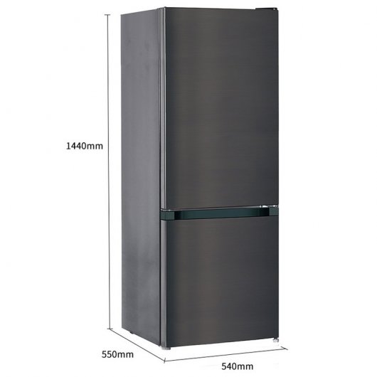 CHiQ FBM205L4 Frigorífico Combi F Acero Inoxidable Oscuro