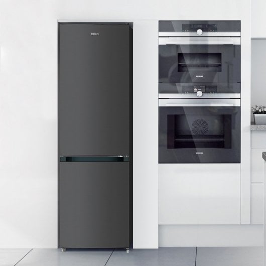 CHiQ FBM250NE4 Frigorífico Combi F Acero Inoxidable Oscuro