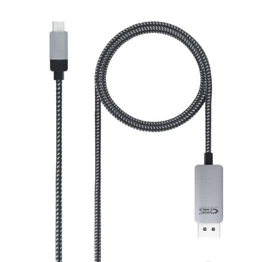 Cavo convertitore Nanocable USB-C maschio a DisplayPort maschio 1,8 m Nero